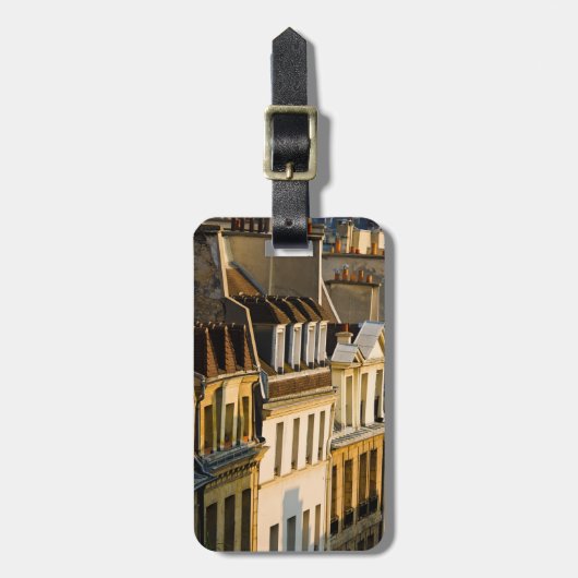 ラテン四半期|パリ，フランス ラゲッジタグ (正面縦)