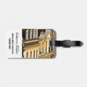 ラテン四半期|パリ，フランス ラゲッジタグ (裏面横)