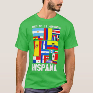 ラテン国国旗ラティーノ国立ヒスパニックヘリ Tシャツ