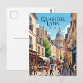 ラテン地区 フランス ポストカード (正面/裏面)