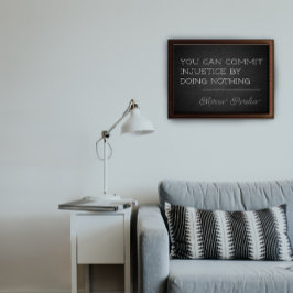 ラテン引用文正義モチベーション・ポスター ポスター