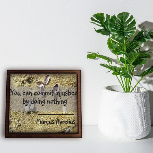 ラテン引用文正義モチベーション・ポスター ポスター