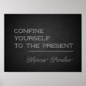 ラテン引用文炭のポスターを閉じ込める ポスター (正面)