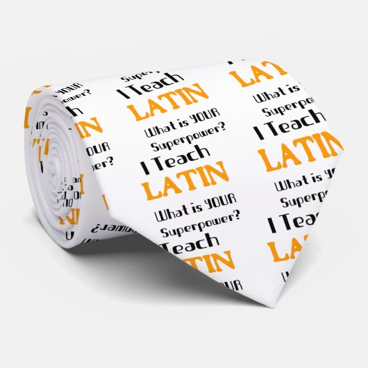 ラテン教え ネクタイ (ロール)