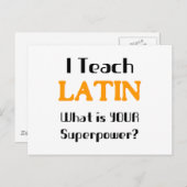 ラテン教え ポストカード (正面/裏面)