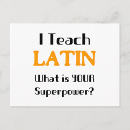 ラテン教え ポストカード