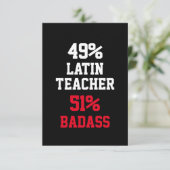 ラテン教師の悪ガキカード カード (スタンド正面)