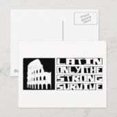 ラテン生き延び ポストカード (正面/裏面)