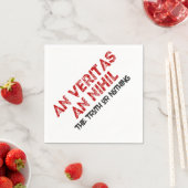 ラテン真実引用文 スタンダードカクテルナプキン (インサイチュ)