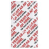 ラテン真実引用文 スモールペーパーバッグ (裏面)