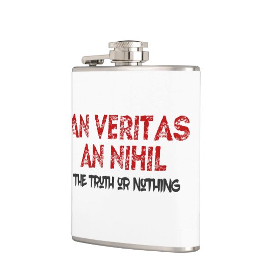 ラテン真実引用文 フラスク (左)