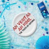 ラテン真実引用文 ペーパープレート (パーティー)