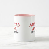 ラテン真実引用文 マグカップ (中央)