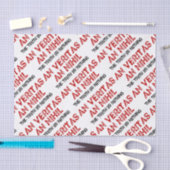 ラテン真実引用文 薄葉紙 (クラフト)