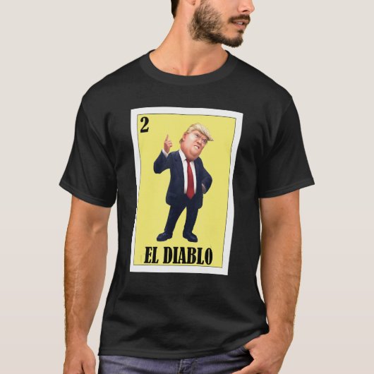 ラテン系のためのメキシカン エルディアブロ Tシャツ (正面)