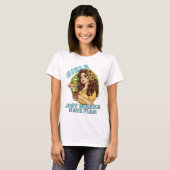 ラテン系の女子はプリンを楽しみたい Funny Latina Dessert Tシャツ (正面フル)