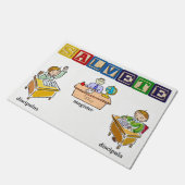 ラテン系の学校のドアマット ドアマット (アングル)