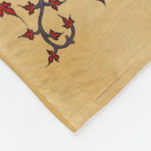 ラテン系の装飾的なボーダーのアヴェマリアあられメリー フリースブランケット (角)