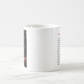 ラテン系の"コーヒー・マグのセントマイケル"への祈りの言葉 コーヒーマグカップ (中央)