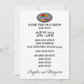 ラテン系歓迎VIP受付 招待状 (裏面)