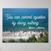 ラテン英知ことわざ正義ポスター ポスター (正面)