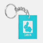 ラテン語のウサギ キーホルダー (正面左)