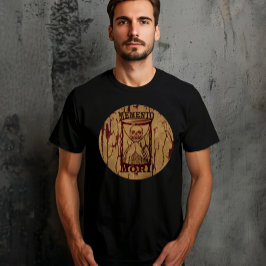 ラテン語のフレーズ - 日々を大切に - 死を想え ドクロ Tシャツ