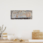 ラテン語の建築家 ポスター (キッチン)