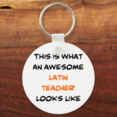 ラテン語先生素晴らし、 キーホルダー (正面)
