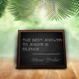 ラテン語引用文の沈黙のモチベーションのポスター ポスター