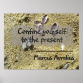 ラテン語引用文現在のことわざポスター ポスター (正面)