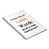 ラテン語 ノートブック (右側)