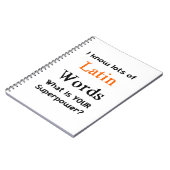 ラテン語 ノートブック (左側)