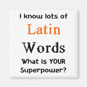 ラテン語 マグネット (正面)