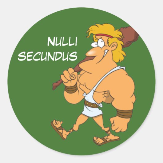 ラテン語： Nulli secundus ラウンドシール (正面)