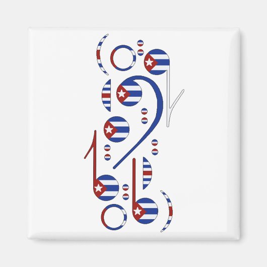 ラテン音楽ノート マグネット (正面)