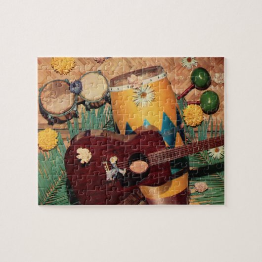 ラテン音楽楽器 ジグソーパズル (横)