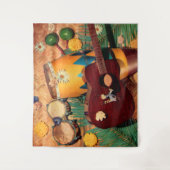 ラテン音楽楽器 タペストリー (正面)