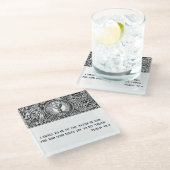 ラテン·カ伝統的トリック宗教祈りの言葉司祭 ガラスコースター (アングル)