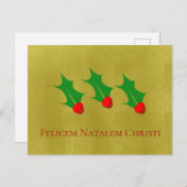 ラテン・クリスマス ポストカード (正面/裏面)
