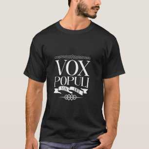 ラテン – Vox popli, vox Dei Tシャツ