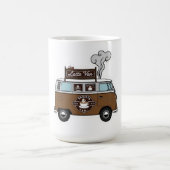 ラテヴァンコーヒーTシャツ – かわいいグラフィックティー コーヒーマグカップ (中央)