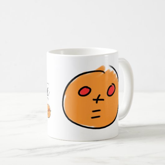 ラテートアトト数学おもしろいジョーク子供へマグ コーヒーマグカップ (正面右)