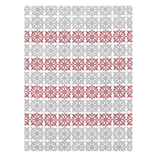 ラテ伝統的ビアのSUN記号の幾何学的パターンI テーブルクロス (正面)