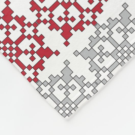 ラテ伝統的ビアのSUN記号の幾何学的パターンI フリースブランケット (角)