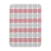 ラテ伝統的ビアのSUN記号の幾何学的パターンI マグネット (縦)