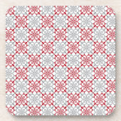 ラテ伝統的ビアンのSUN記号の幾何学的パターンIII コースター (正面)