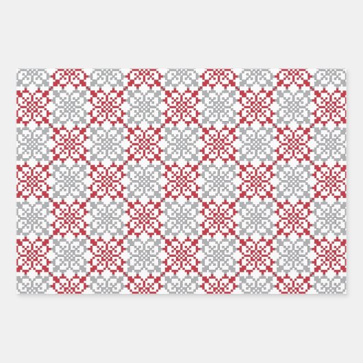 ラテ伝統的ビアンのSUN記号の幾何学的パターンIII ラッピングペーパーシート (正面3)