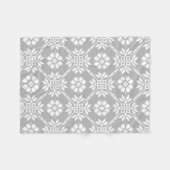 ラテ伝統的ビアン灰色の太陽のジュエクリスサウライト フリースブランケット (正面(横))