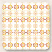 ラテ伝統的ビアンSUNサイン幾何学デザインVIII コースター (正面)